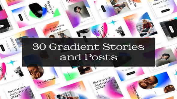 30 Gradient Instagram - VideoHive 36503535