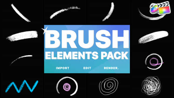 Brush Elements - VideoHive 38214312