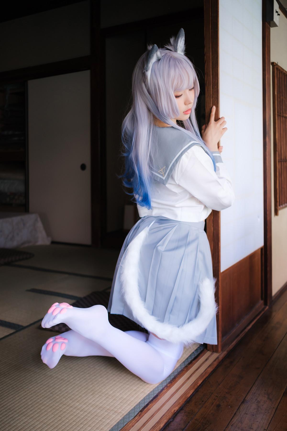 Cosplay ElyEE子 Veranda White Cat緣廊白貓(12)