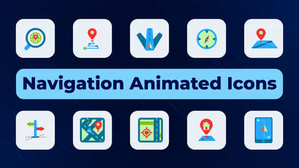 Navigation Animated Icons - VideoHive 50921199