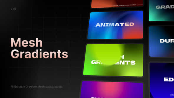 Animated Mesh Gradients - VideoHive 54939003