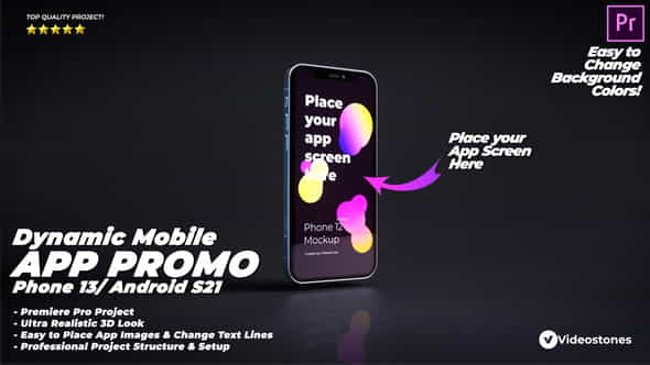 Dynamic Mobile App Promo - - VideoHive 34108806