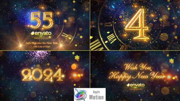 New Year Countdown 2018 Apple Motion - VideoHive 21082188