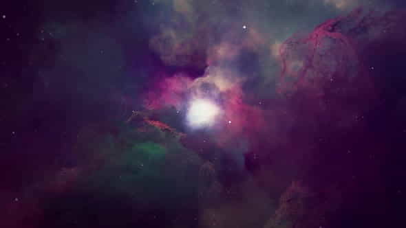Nebula Colorful Clouds Loop - VideoHive 33786655
