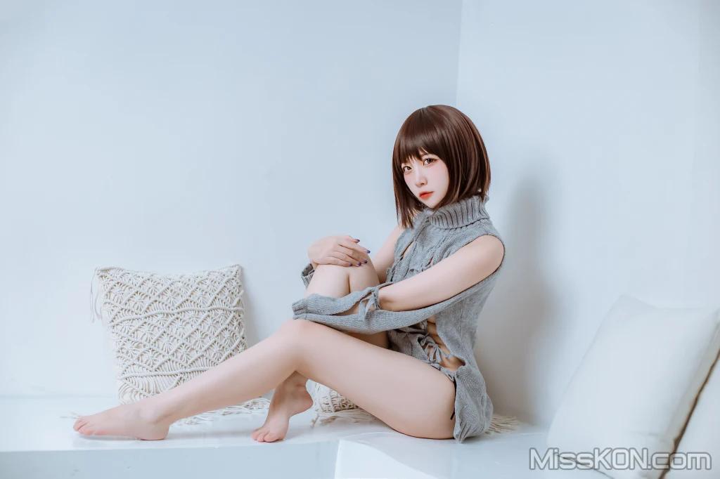 Coser@二佐Nisa: 私房洞洞毛衣 (66 photos )(14)