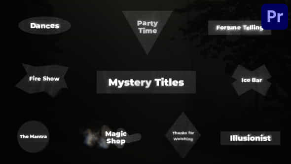 Mystery Titles for - VideoHive 38854439