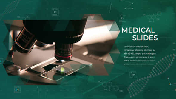 Medical Biology Opener - VideoHive 33424153