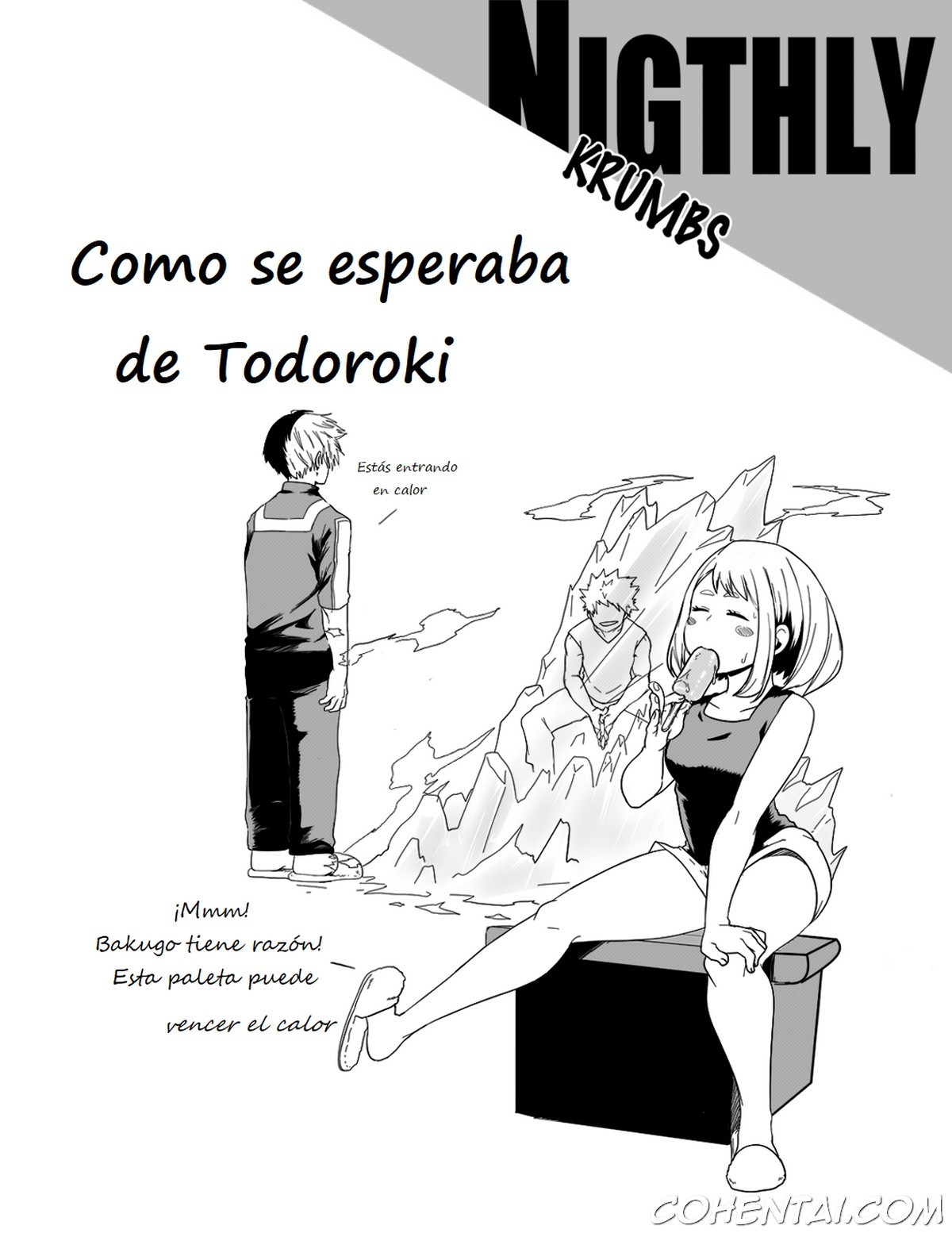 NIGHTLY KRUMBS (Boku no Hero Academia) xxx comics manga porno doujin hentai español sexo 