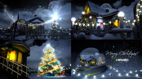 Christmas Magic Snow Globe - VideoHive 9782249
