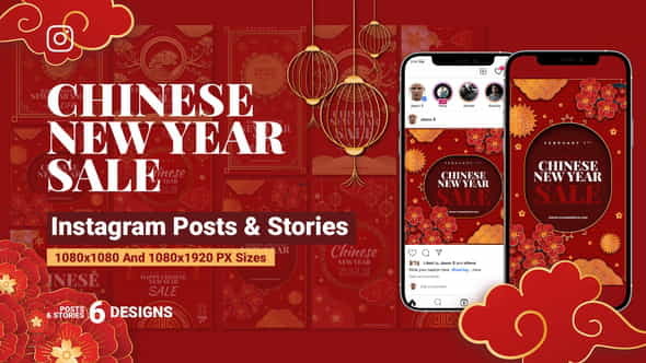 Chinese New Year Sale Instagram - VideoHive 35234702
