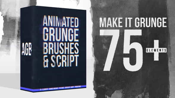 Animated Grunge Brushes Collection + - VideoHive 35941079