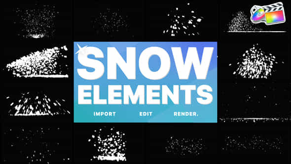 Christmas Snow Elements - VideoHive 34911632