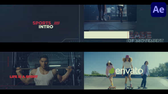 Sports Intro For After Effects - VideoHive 50708149