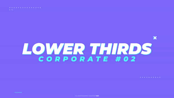 Lower Thirds Corporate - VideoHive 45799626
