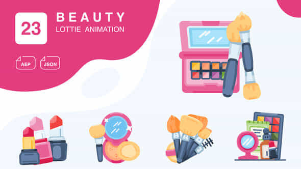 Beauty Animated Icons After Effects - VideoHive 50120205
