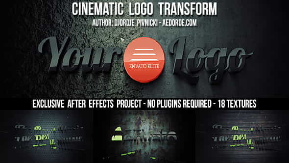Cinematic Logo Transform - VideoHive 7633200