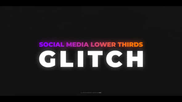 Social Media Lower - VideoHive 35608445