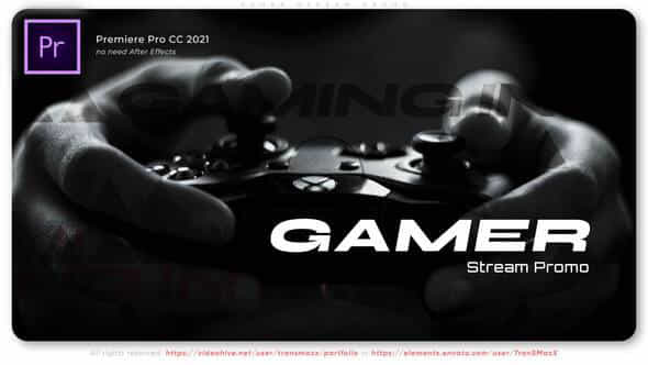 Gamer Stream Promo - VideoHive 36771525