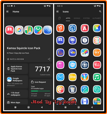 Kamsa Squircle - Icon Pack V65 GLDnQ5p9_o