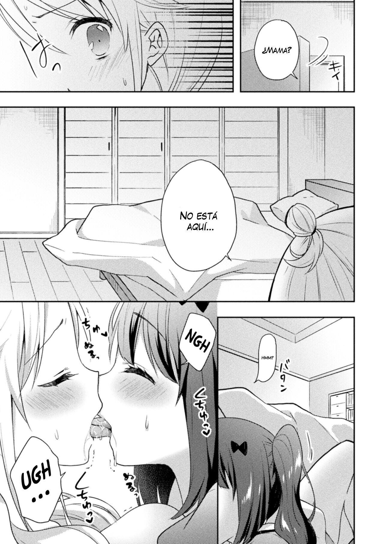 [Kuune Rin] Negaigoto (2D Comic Magazine Mamakatsu Yuri Ecchi Vol. 1) [Spanish] [Digital]