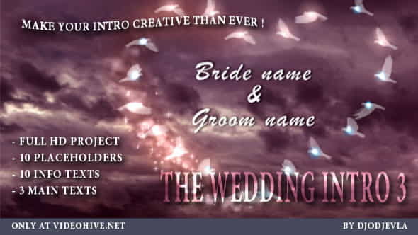 The Wedding Intro 3 - VideoHive 155402