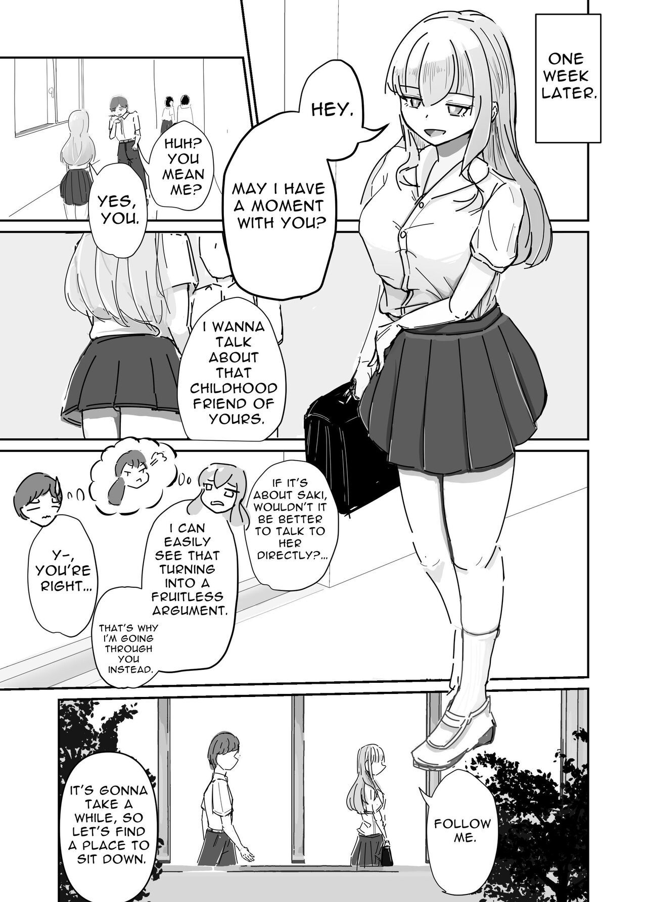 [Umiyamiya] Taisetsu na Osananajimi o Uragitte Waruui Onnanoko ni Koishite shimau Hanashi  Betraying My Dear Childhood Friend I Fall In Love With A Naughty Girl [English]