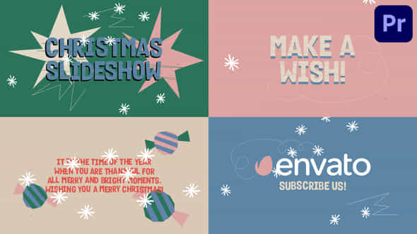 Hand Made Christmas Slideshow For Premiere Pro - VideoHive 48823529