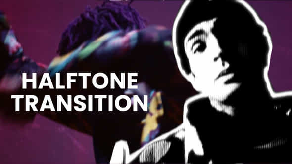 Halftone Transition - VideoHive 57715339