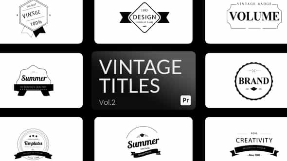 Vintage Title 02 - VideoHive 43719080