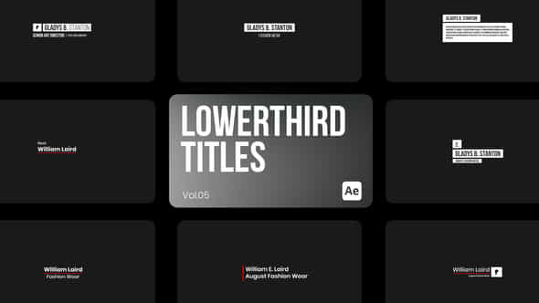 Lowerthird Titles 5 - VideoHive 44283949