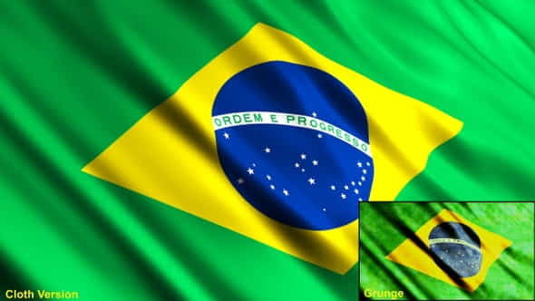 Brazil Flags - VideoHive 23517385