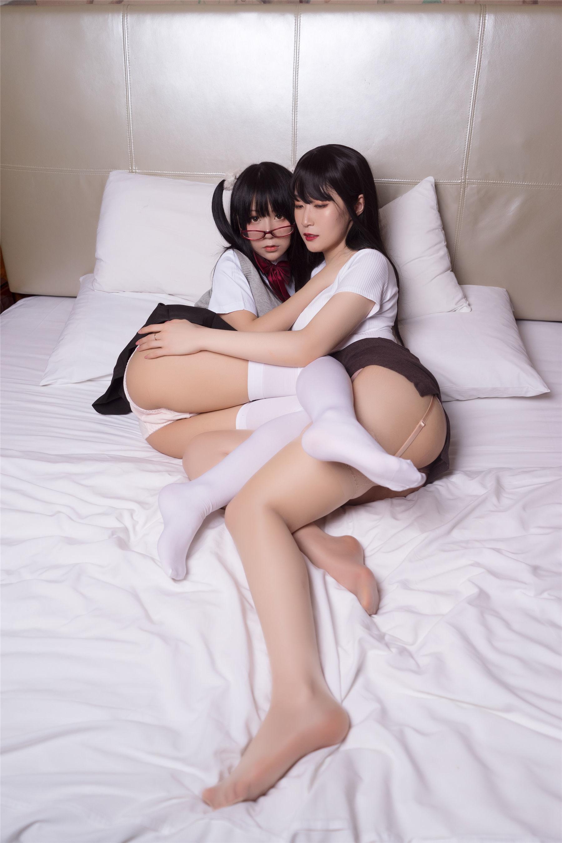 COSER白银81&摇摇乐《姐妹丝诱》 [COSPLAY福利] 写真集(48)