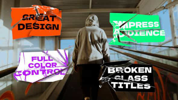 Broken Glass Titles - VideoHive 39651400