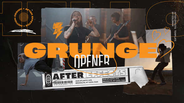 Grunge Collage Opener - VideoHive 47241847