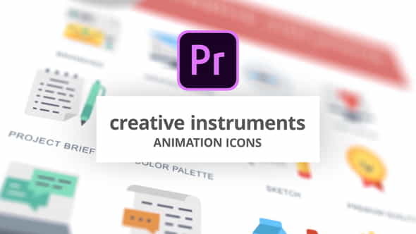Creative Instruments - Animation Icons - VideoHive 26755643