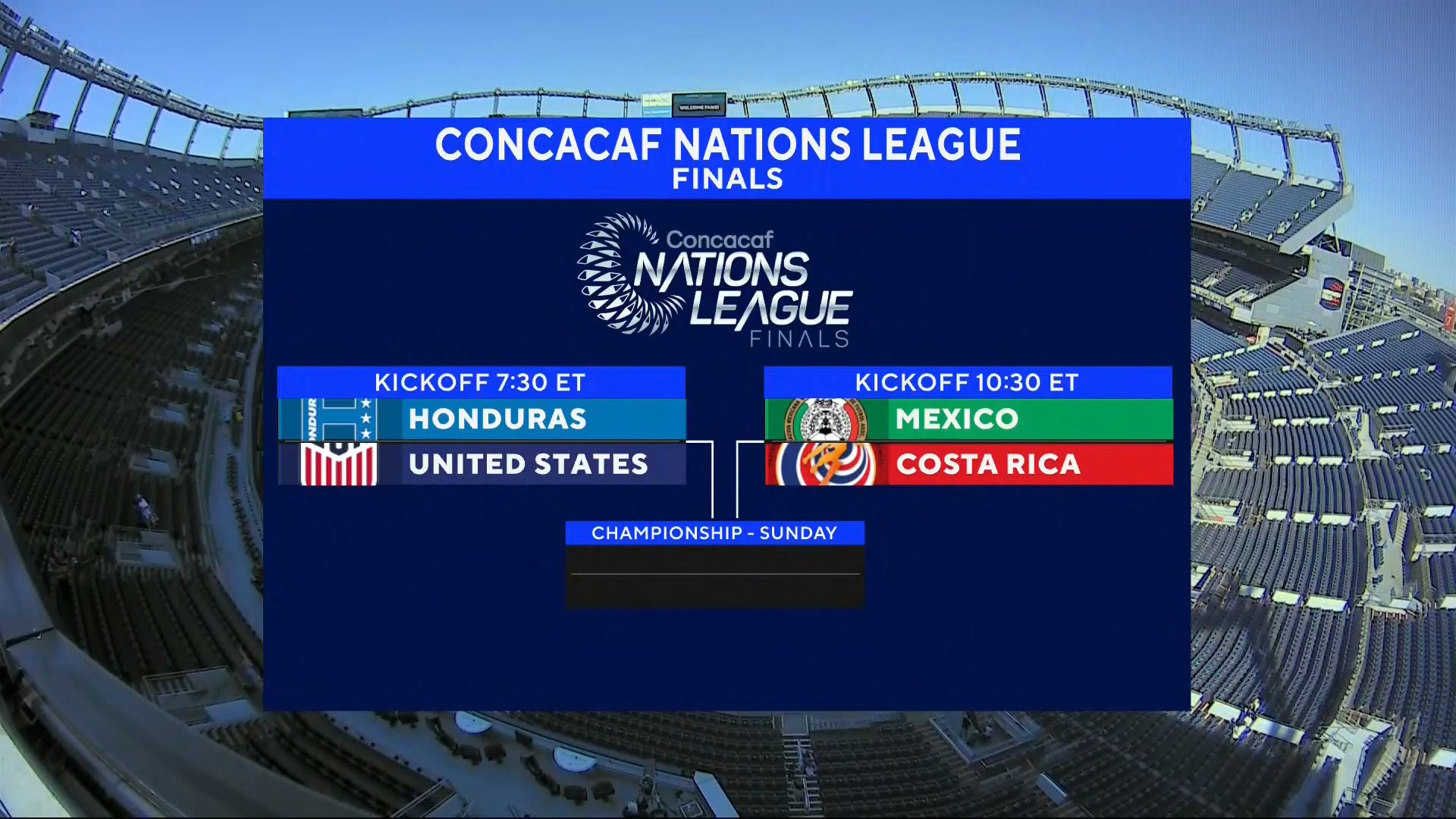 CONCACAF Nations League Honduras vs USA 03/06/2021