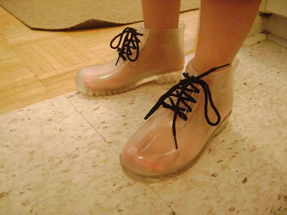 Sorel heel rain boots-5377