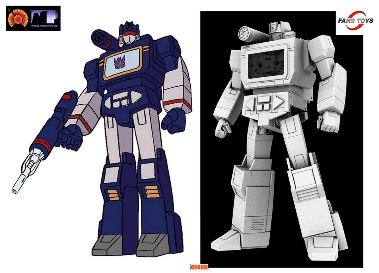 [Robot Paradise (Fanstoys)] Produit Tiers - RP-01 Acoustic + RP-01B Acoustic Wave - aka Soundwave/Radar & cassettes Rn0oNCRT_o