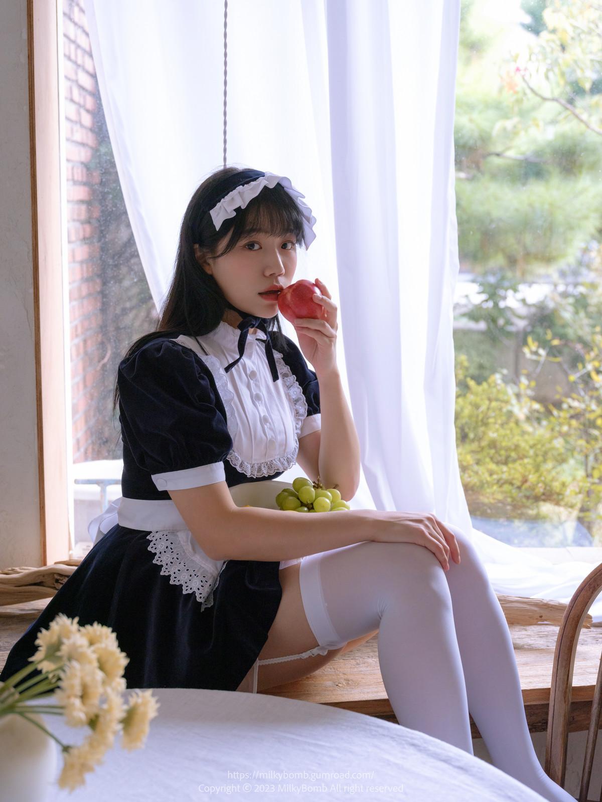 Yui 유이, [MilkyBomb] Maid Set.01(1)