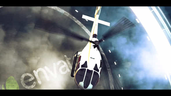 Helicopter Logo Reveal - VideoHive 28611061