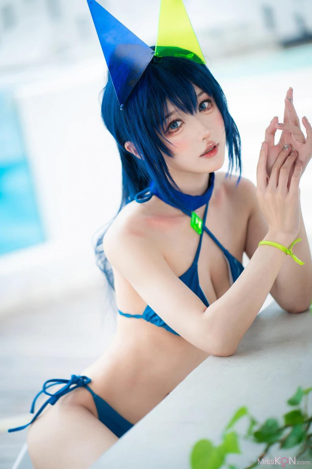 Coser@阿包也是兔娘: 花园泳装 (35 photos)(34)