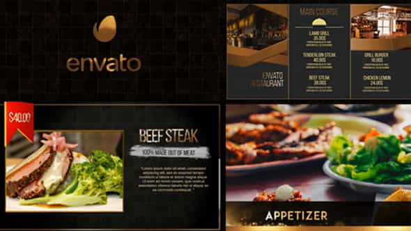 Exclusive Restaurant Digital Menu - VideoHive 20518518