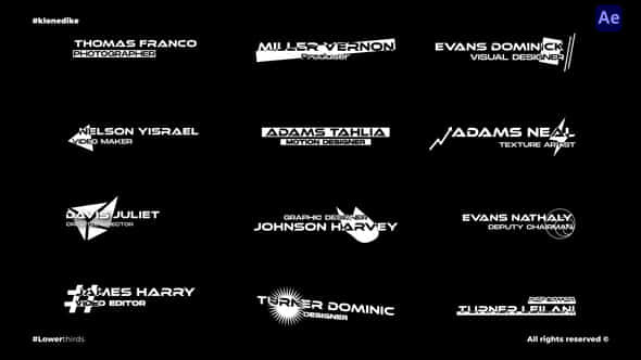Lower Thirds After Effects - VideoHive 51887368