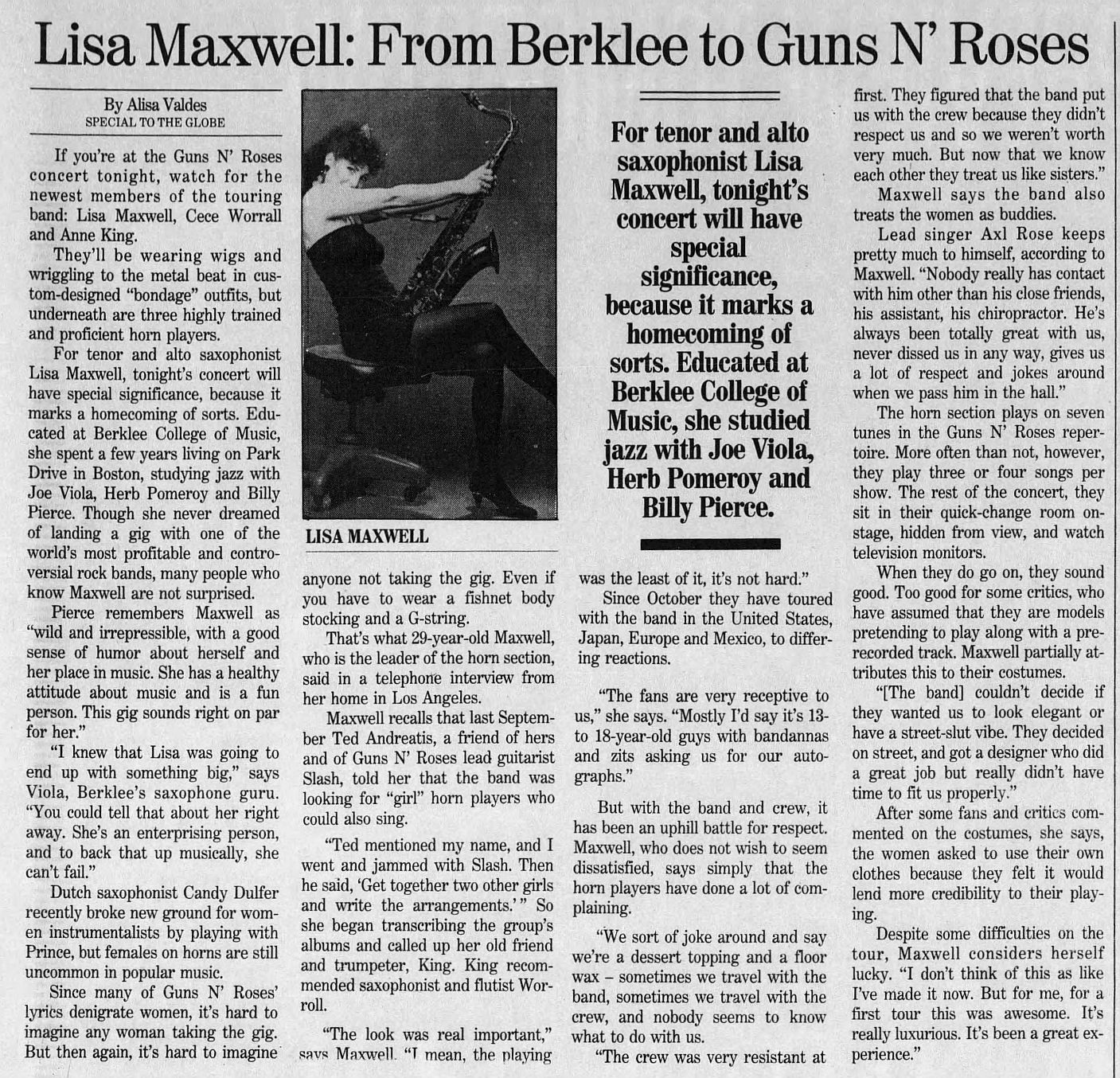 1992.07.31 - The Boston Globe - Lisa Maxwell: From Berklee to Guns Ν’ Roses OhkTJ2hL_o