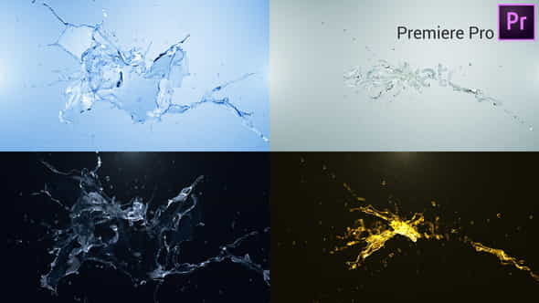 Water Splash Logo Reveal - - VideoHive 27440390
