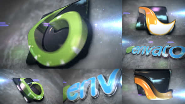 3D Curved Glossy - VideoHive 20792351