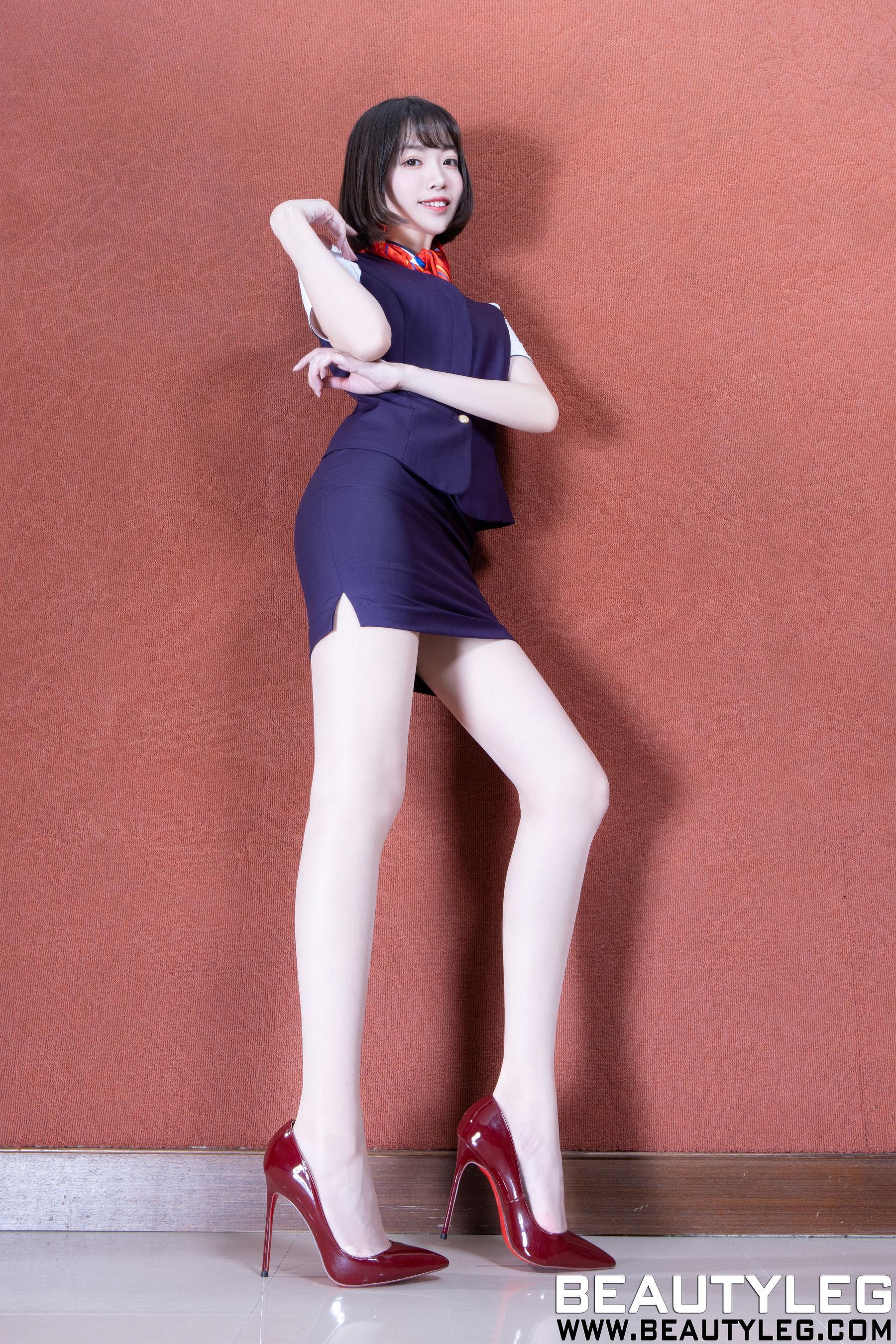 [Beautyleg] No.1976 Joanna 《肉丝制服》 写真集(3)