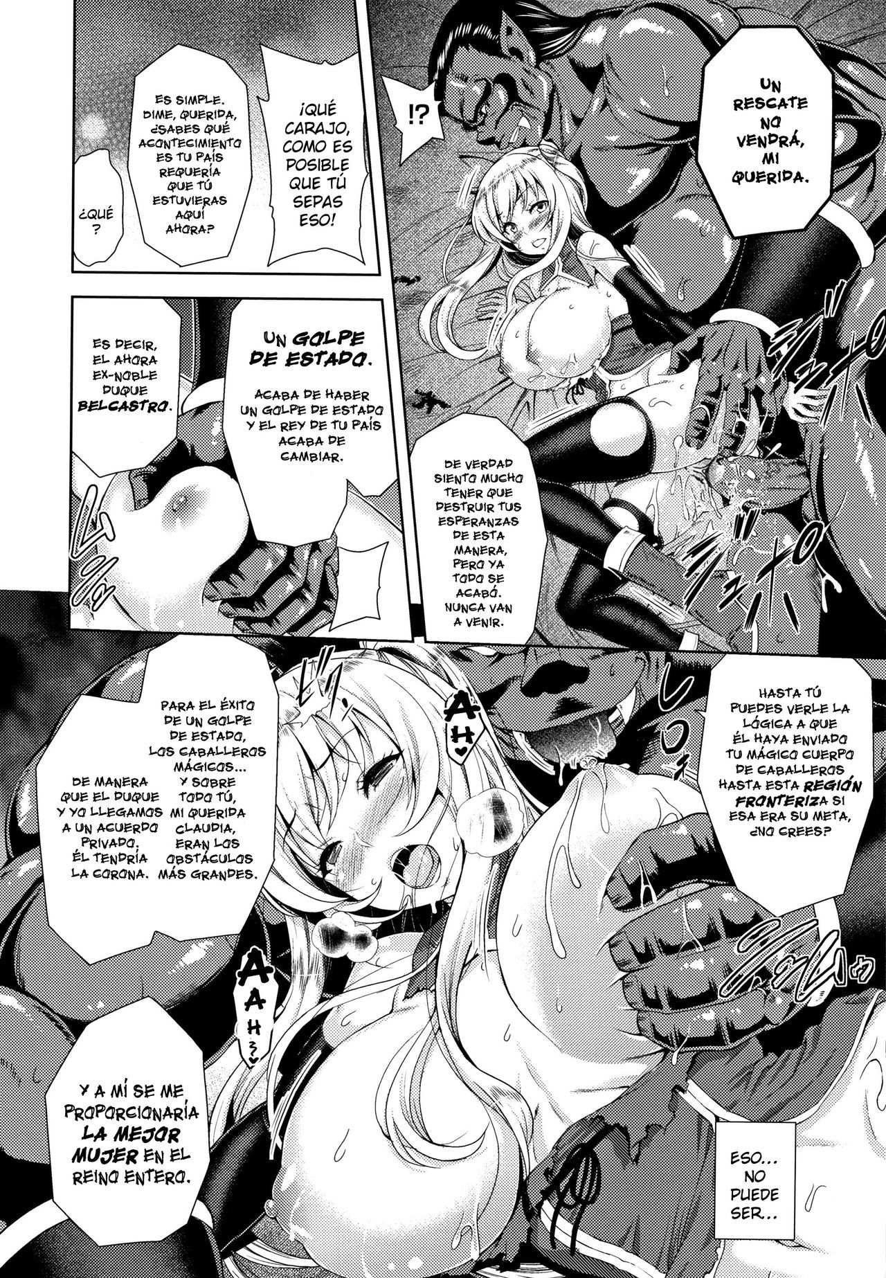 [Yamada Gogogo] Erona -Orc no Inmon ni Okasareta Onna Kishi no Matsuro-  Erona -La Caída de una Hermosa Guerrera Maldecida con la Lasciva Marca de un Orco + Epílogo [Spanish] {meiwow + k