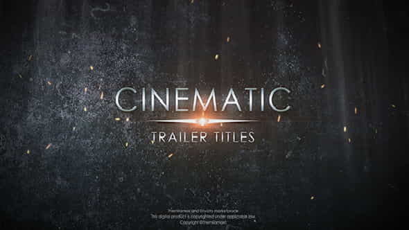 Cinematic Trailer Titles - VideoHive 20905263