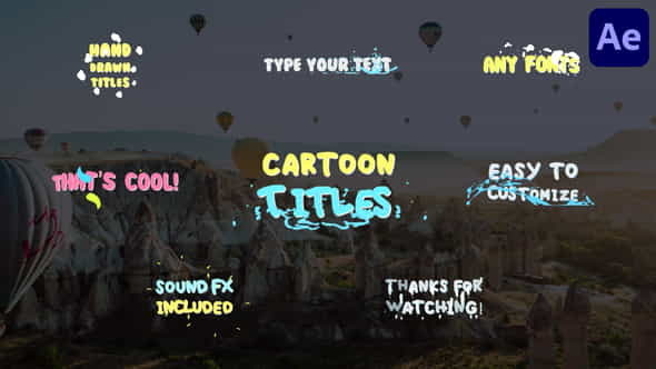Cartoon Titles | After Effects - VideoHive 29401136